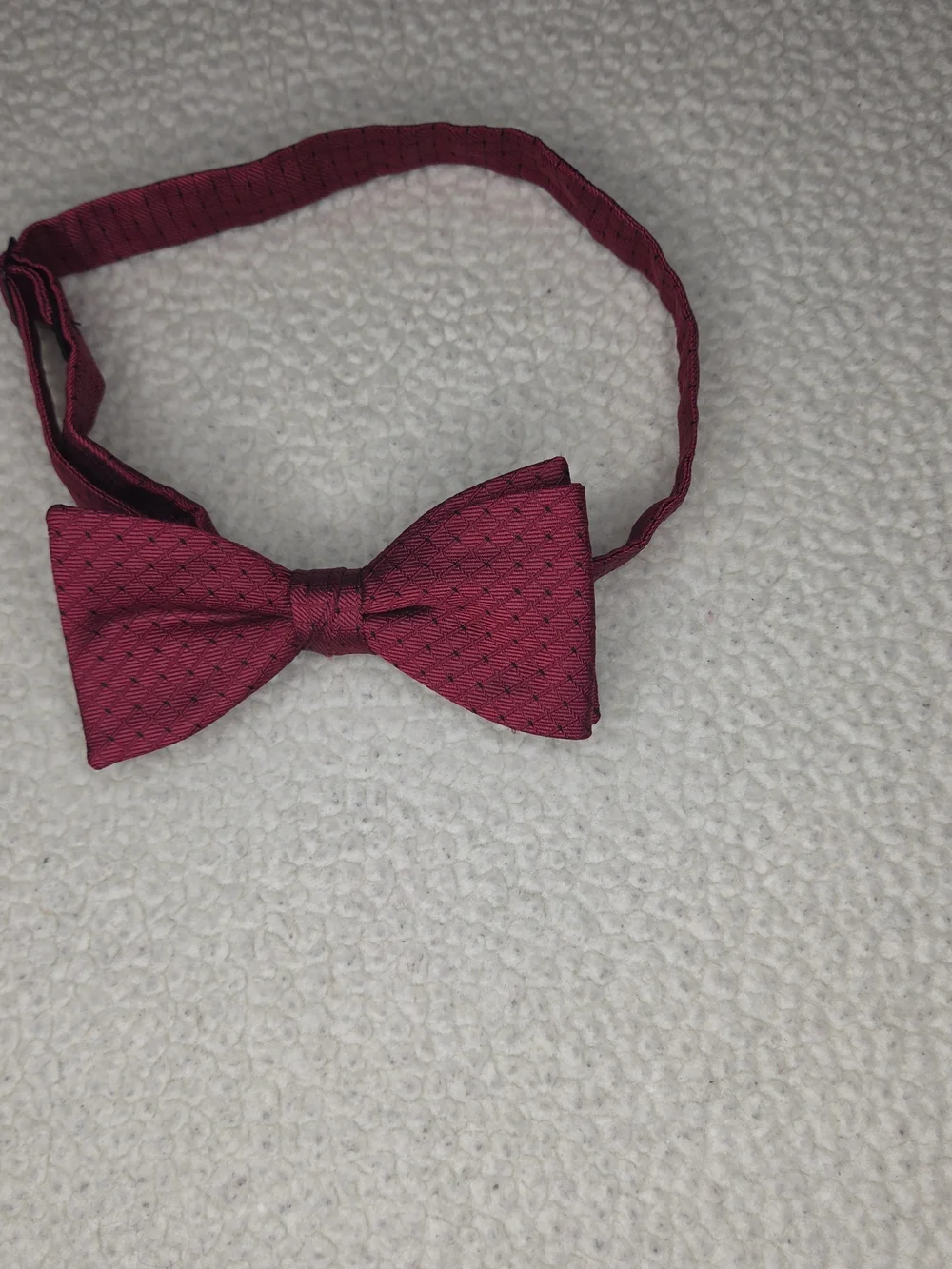 Ralph Lauren Men's Red Silk Vest & Bow Tie Set - Elegant Formal